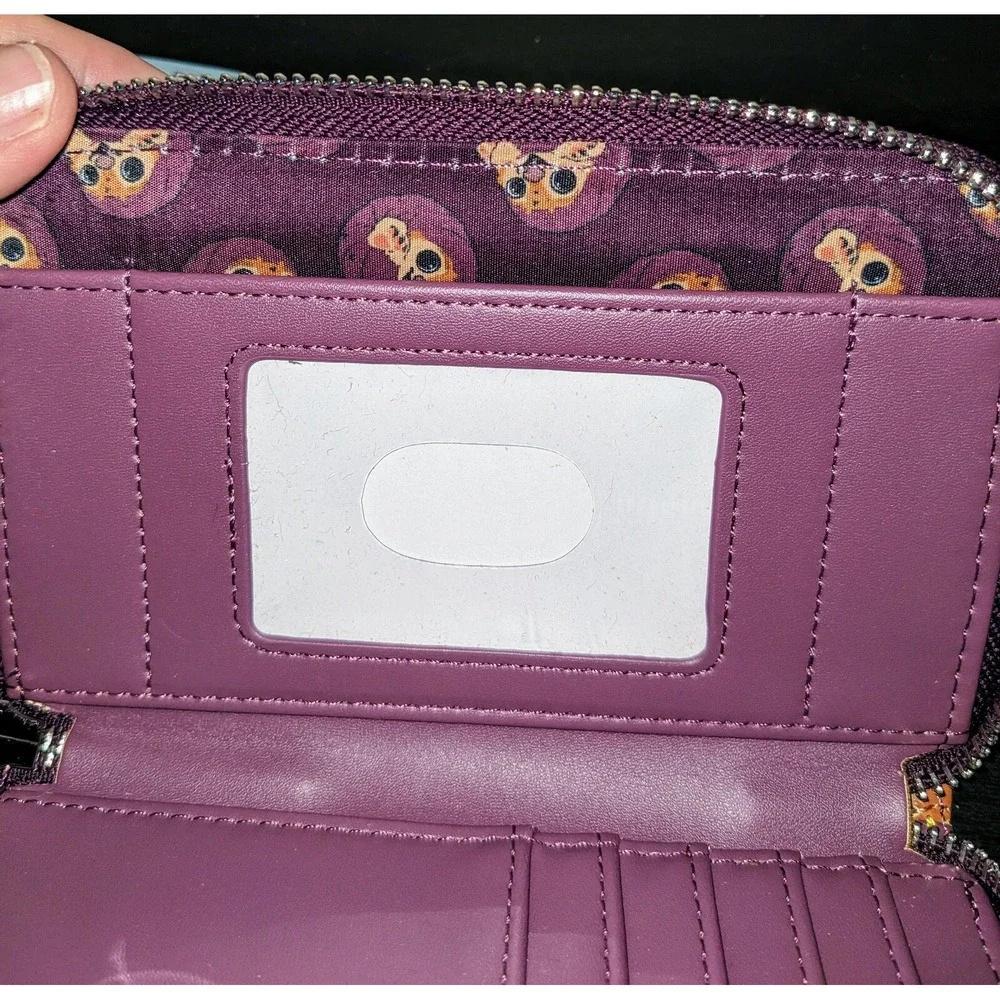 Loungefly Disney Raya and the Last Dragon Ongi Zip Around Wallet Purple‎ New